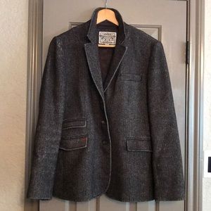 Women’s tweed Banana Republic “professor’s” coat